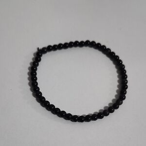 Handcrafted Midnight Guard Obsidian Bracelet